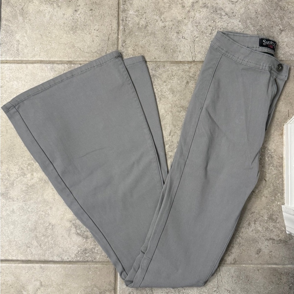 SWANK Gray Chinos Versatile Khakis